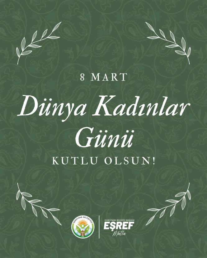 8 Mart Dünya kadınlar günü kutlu olsun 