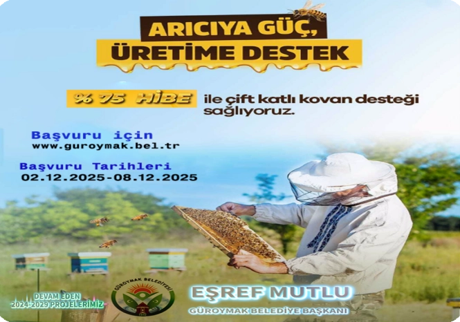  Arıcıya Güç, Üretime Destek” Projesi Başvuruları Başladı.