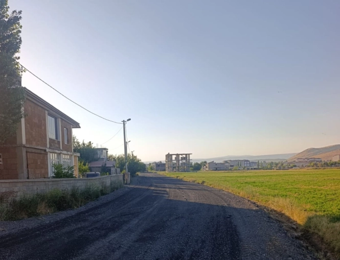 Barış Mahallesi'nde 800 metrelik BSK kaplama çalışması tamamlandı.