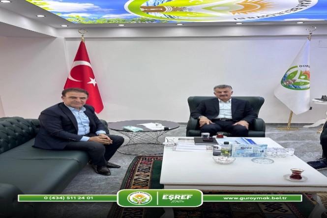 Başakşehir Belediye Başkan Yardımcısından Güroymak Belediyesi'ne Ziyaret !!!