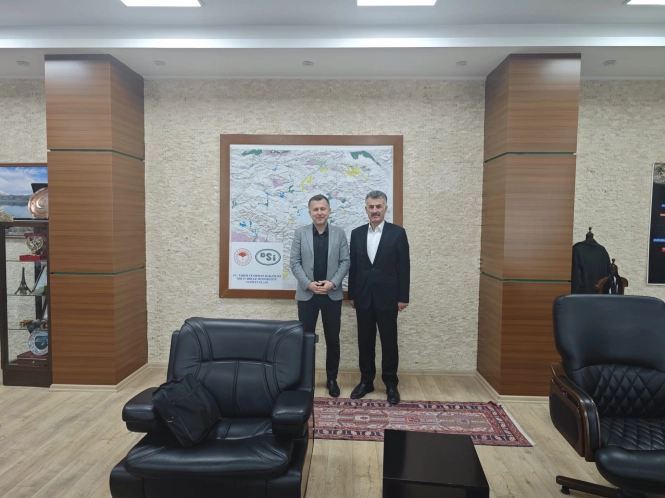 Başkan Eşref Mutlu’dan Bölge Müdürü Aksoy’a Ziyaret