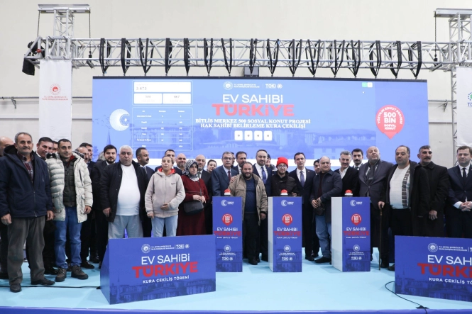 Başkan Eşref MUTLU’nun Vaatlerinden Biri Daha Hayata Geçti: Bitlis’te TOKİ Kurası Yapıldı