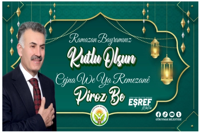 Belediye Başkanı Mutlu'dan Ramazan Bayramı Mesajı