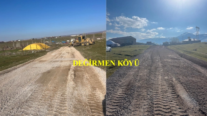 Değirmen Köyü Mezarlık Yolu’nda 600 metrelik yeni yol açma ve stabilize çalışmalarımızı tamamladık.!!!