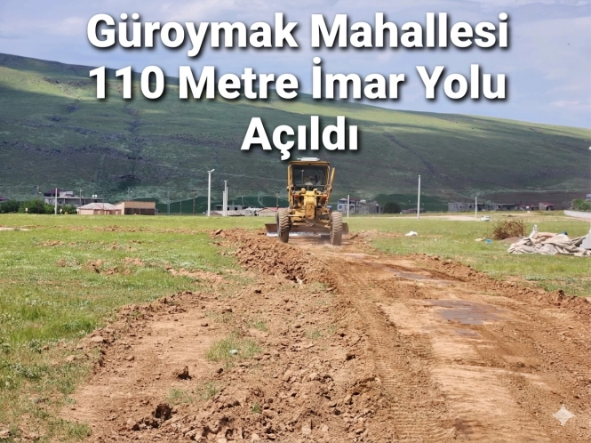 Güroymak Mahallemizde Yeni İmar Yolu Hizmete Açıldı
