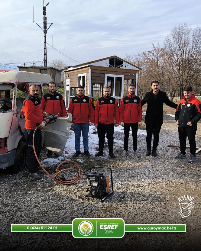 İtfaiye Personelimize Yönelik Kapsamlı Uygulamalı Eğitim Gerçekleştirildi