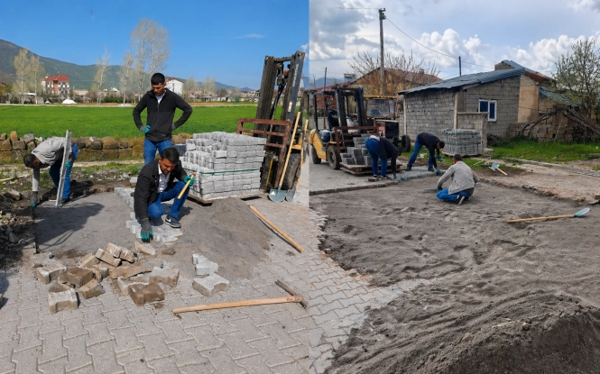 Kilitli Parke Yol Onarım ve Bakım Çalışmalarımız Sürüyor
