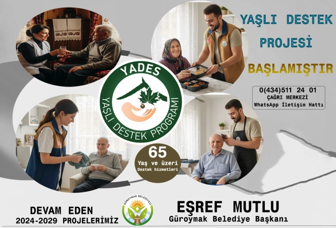 Yaşlılarımız İçin Evde Bakım ve Yemek Hizmeti Devam Ediyor!!