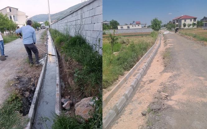 Yeşilova Mahallesi’nde 110 Metre Yağmur Suyu Kanalı Yapımını Tamamladık